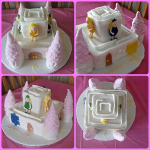 princess puzzle cake